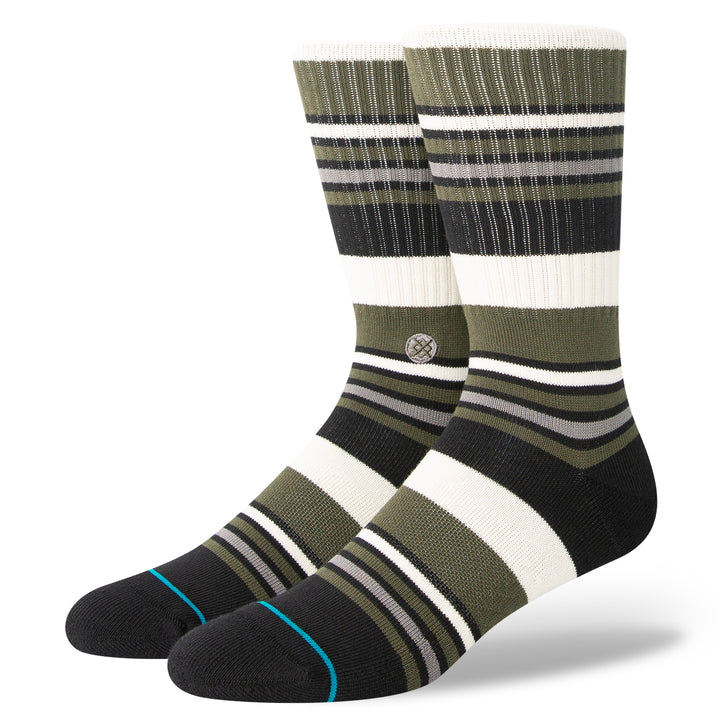 Stance "Mossy" Combed Cotton Blend Crew Socks