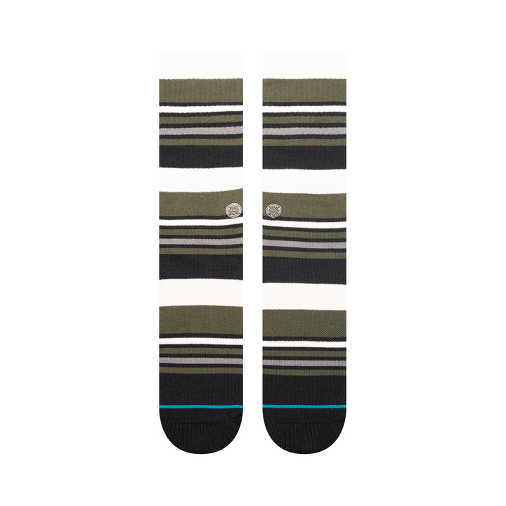 Stance "Mossy" Combed Cotton Blend Crew Socks