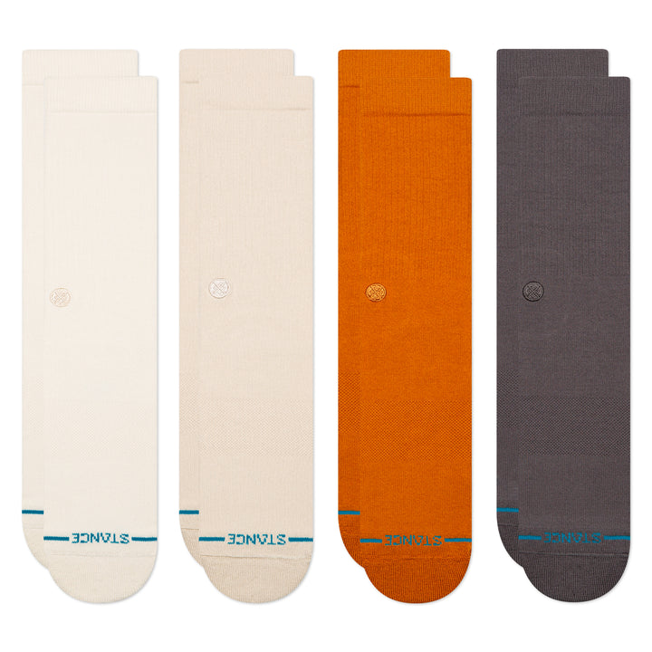 Lot de 4 paires de chaussettes en coton peigné Stance « Icon »