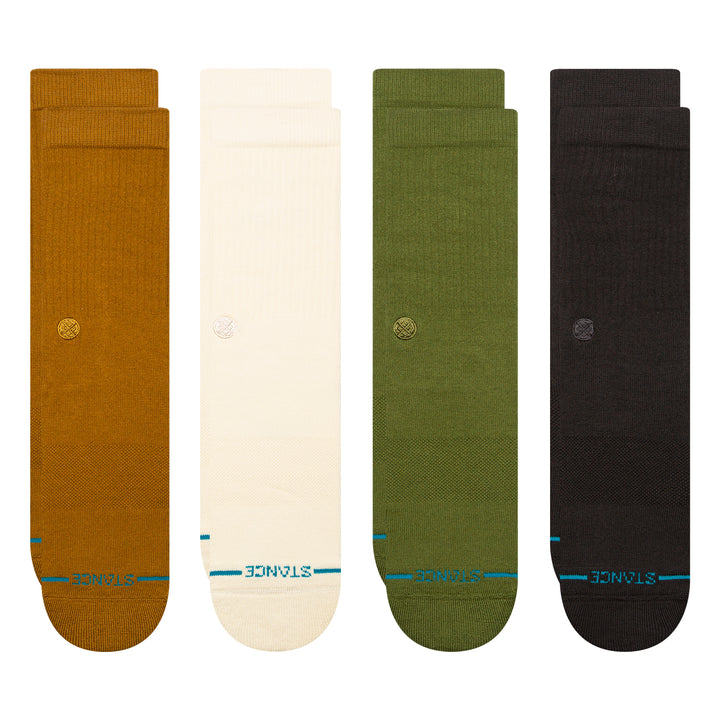 Lot de 4 paires de chaussettes en coton peigné Stance « Icon »