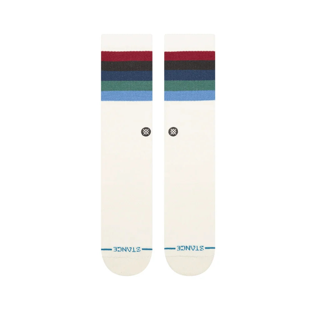 "Maliboo" Combed Cotton Blend Crew Socks by Stance