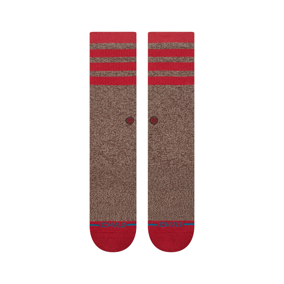 "Sock Monkey" Combed Cotton Blend Crew Socks by Stance