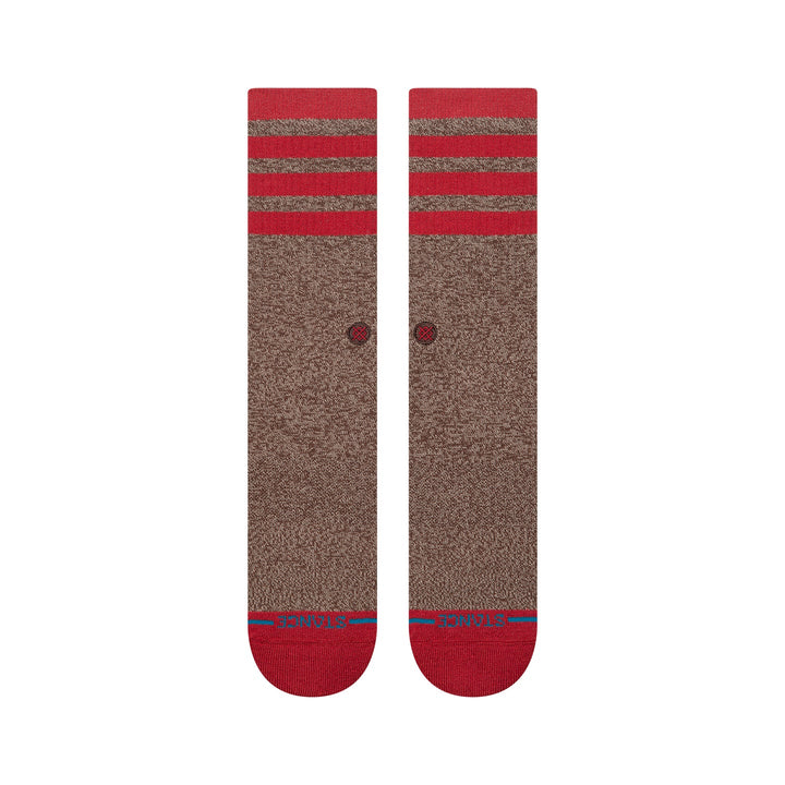 "Sock Monkey" Combed Cotton Blend Crew Socks by Stance