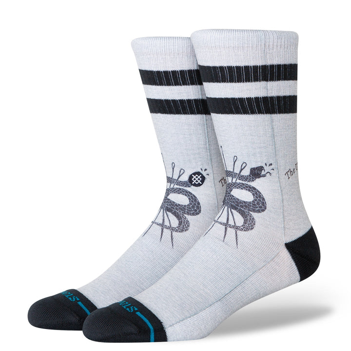 "Threads" Combed Cotton Crew Socks by Stance