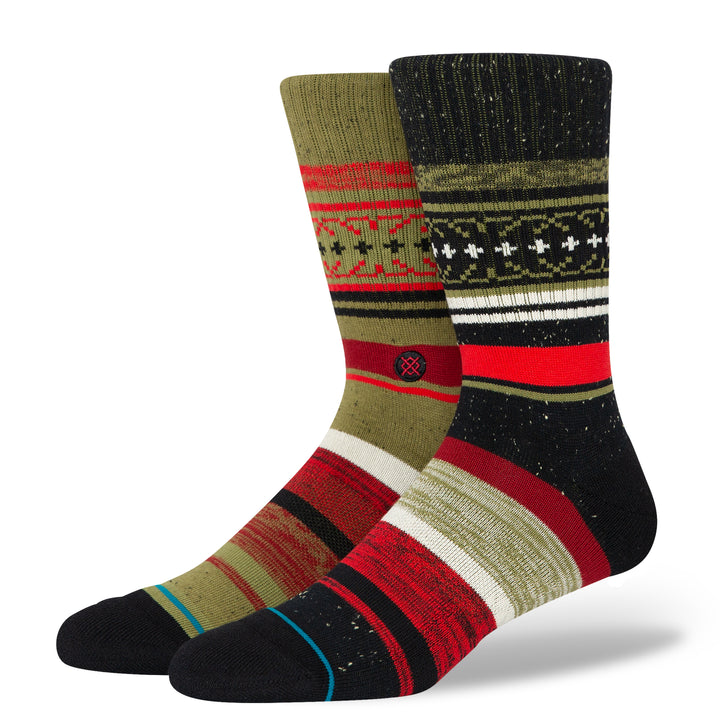 Stance "Merry Merry" Combed Cotton Blend Crew Socks