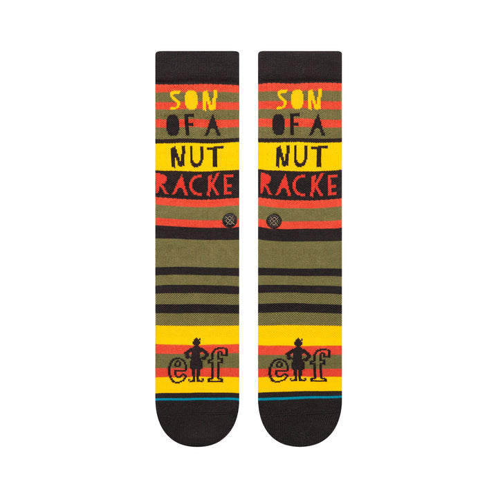 Stance x Elf "Son Of A" Combed Cotton Blend Crew Socks