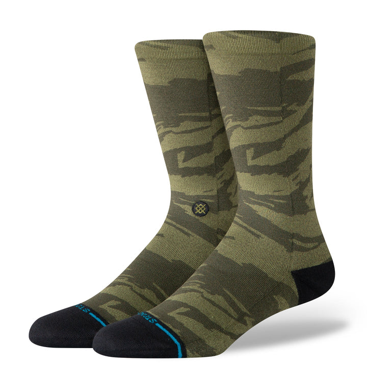 Chaussettes mi-mollet en coton peigné « Camoblend » de Stance