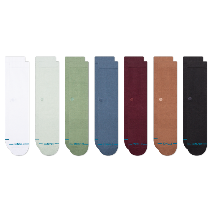 Stance "Icon 7 Days a Week Box Set" Combed Cotton Crew Socks
