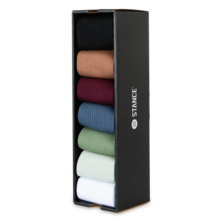 Stance "Icon 7 Days a Week Box Set" Combed Cotton Crew Socks