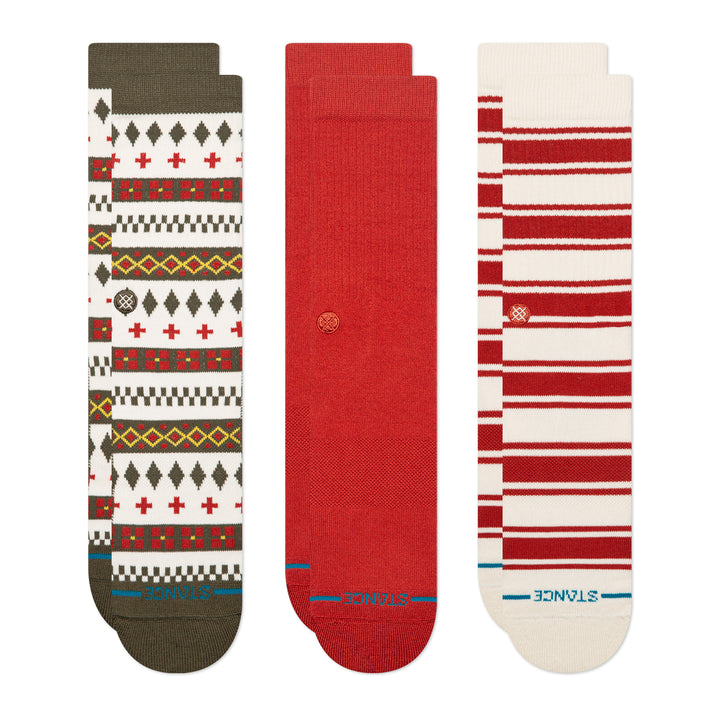 Stance "Cabin Days 3 Pack" Combed Cotton Crew Socks