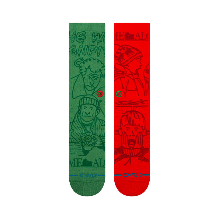 Home Alone x Stance "Home Alone" Combed Cotton Blend Crew Socks