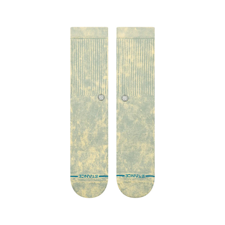 "Icon Wash" Combed Cotton Blend Crew Socks by Stance