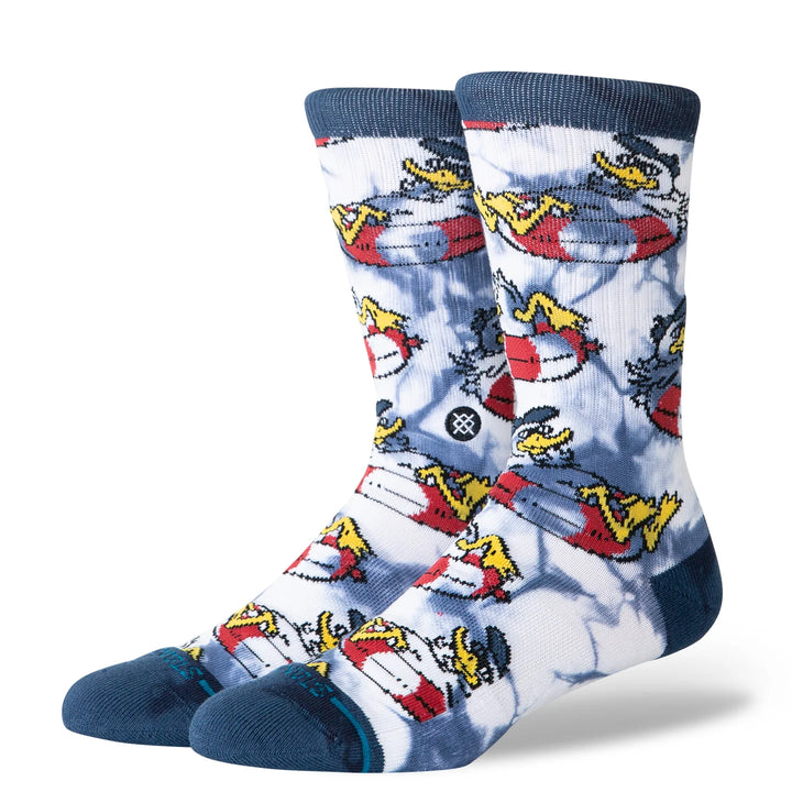 "Lazy Duck" Combed Cotton Blend Crew Socks by Stance