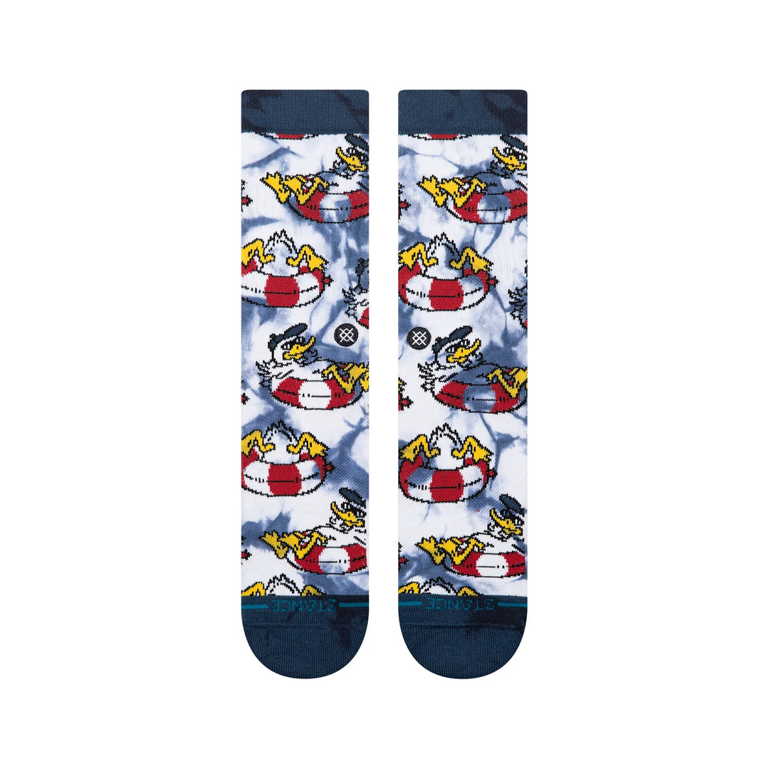 "Lazy Duck" Combed Cotton Blend Crew Socks by Stance