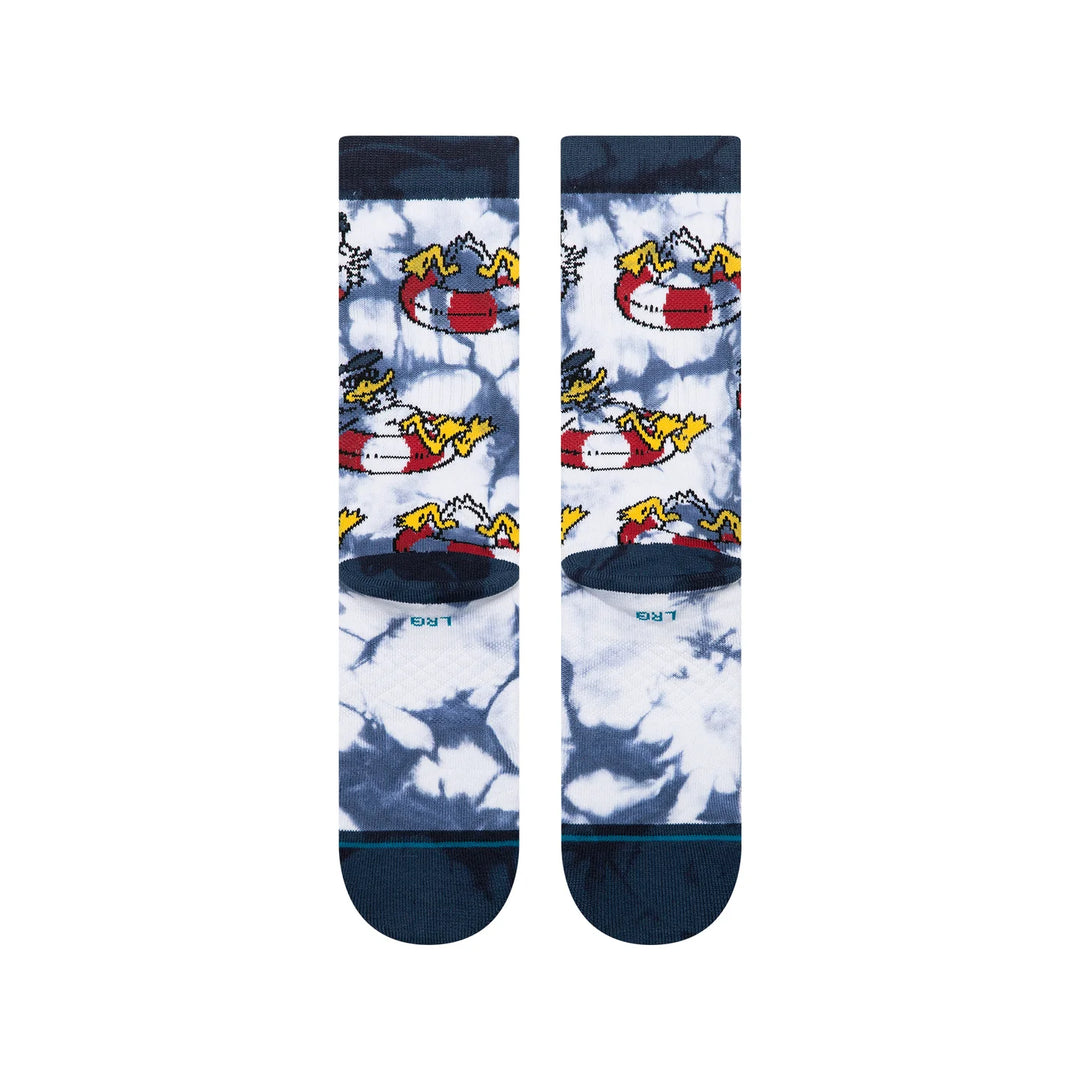"Lazy Duck" Combed Cotton Blend Crew Socks by Stance