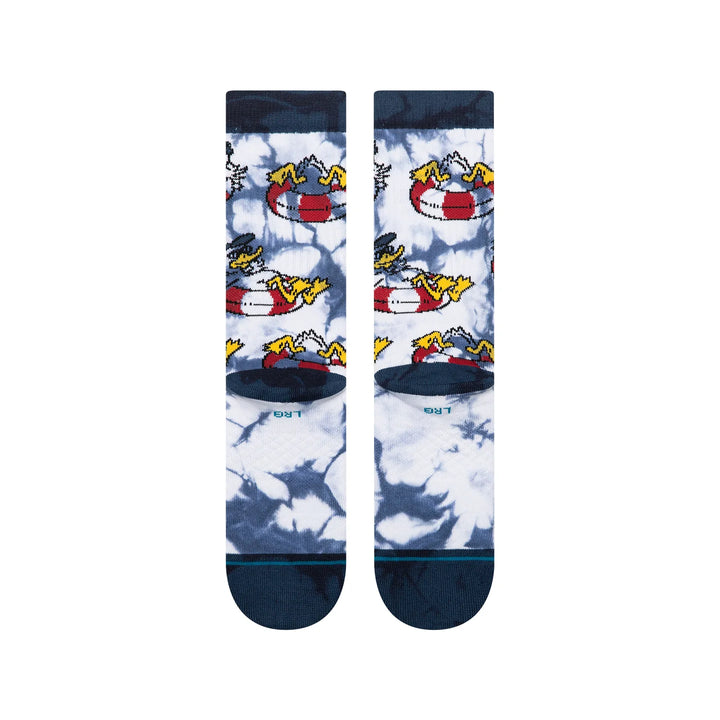 "Lazy Duck" Combed Cotton Blend Crew Socks by Stance
