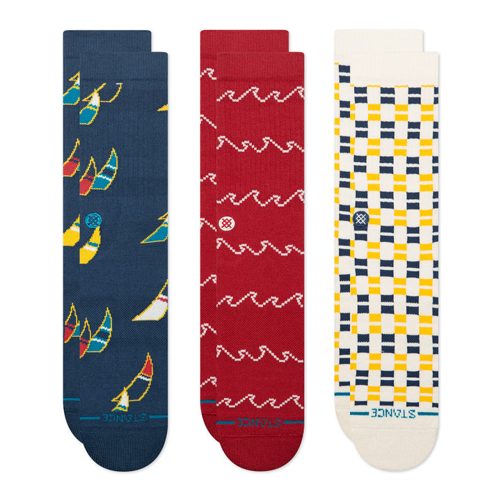"Regatta Crew Socks 3 Pack"Cotton Crew Socks by Stance