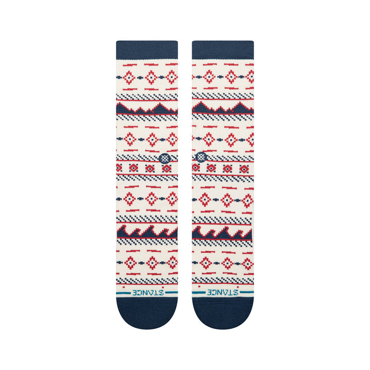 "Rising Tide" Combed Cotton Crew Socks by Stance