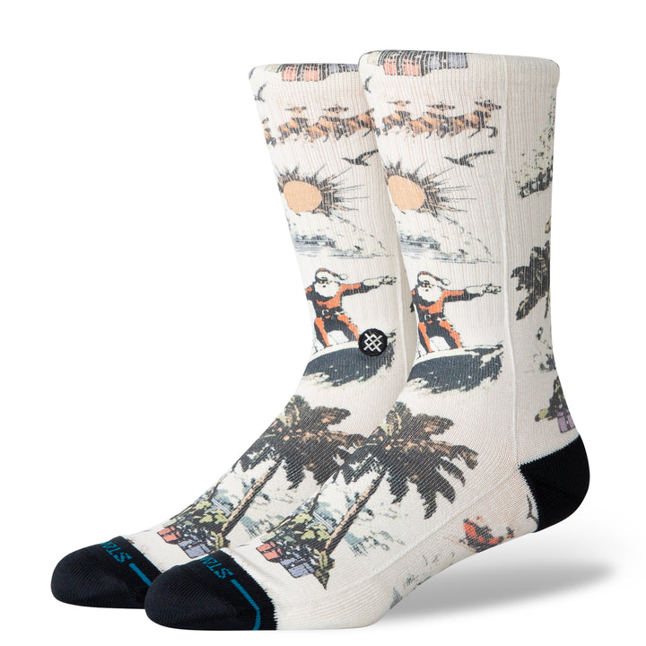 "San O Claus" Polyester Blend Socks by Stance