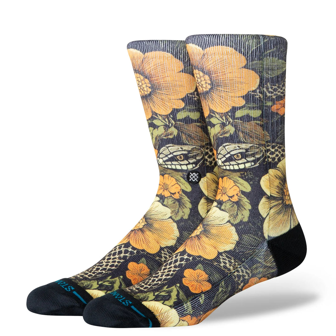"Slither" Poly Blend Crew Socks by Stance