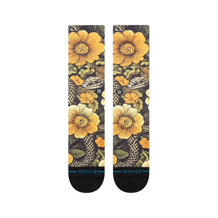 "Slither" Poly Blend Crew Socks by Stance