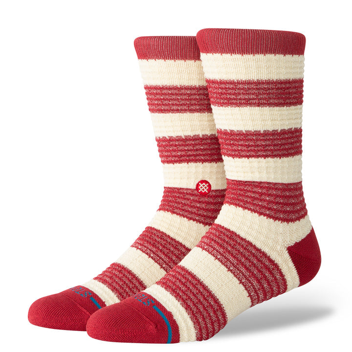 "Waffle" Casual Combed Cotton Blend Crew Socks by Stance