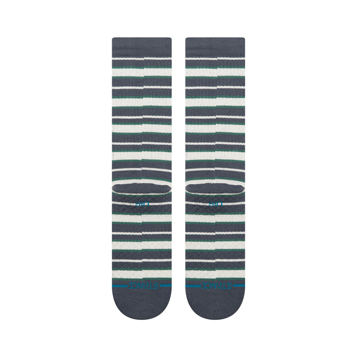 "Signature Stripe" Casual  Combed Cotton Blend Crew Socks by Stance