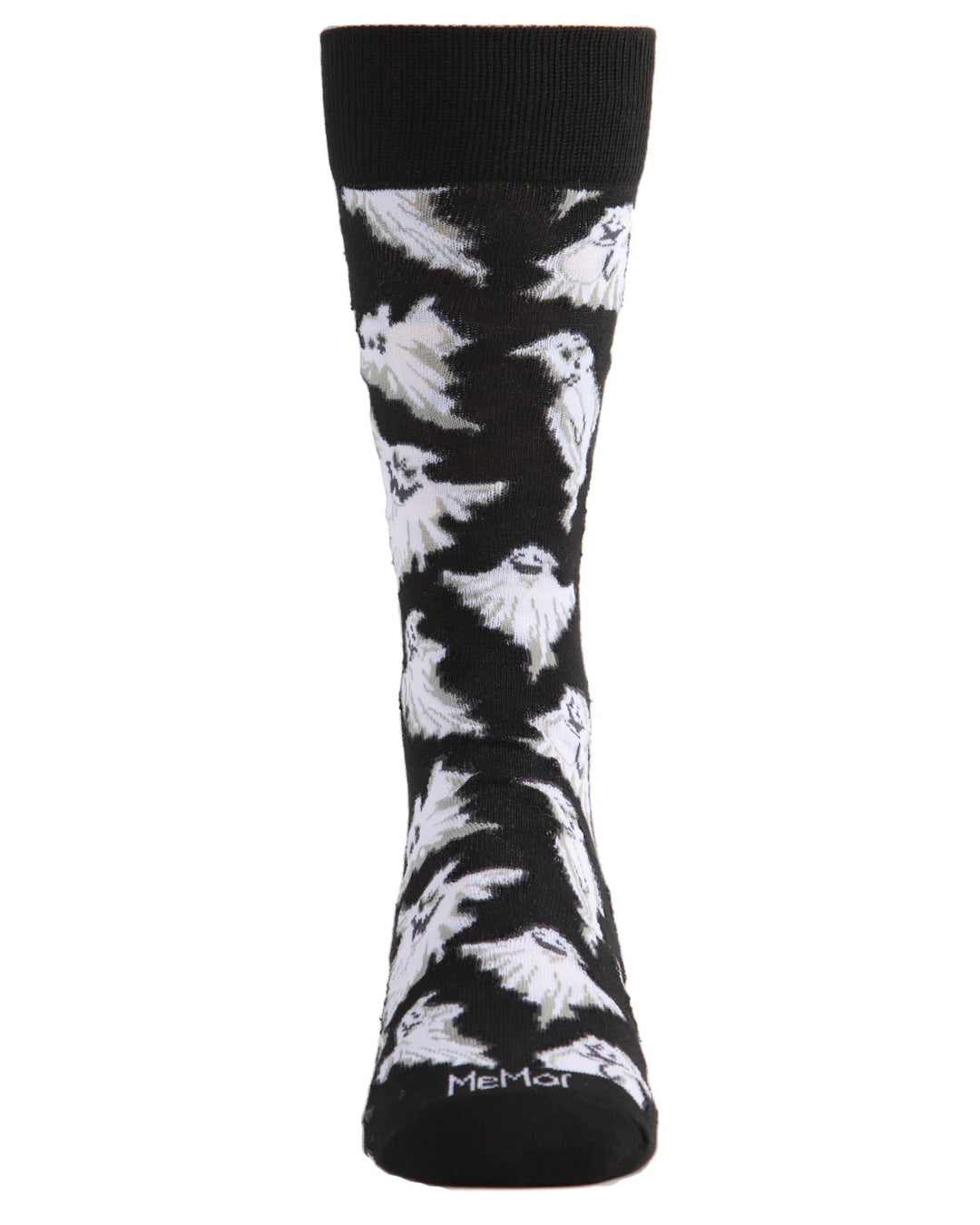 "Halloween Cool Ghoul Ghost Novelty" Crew Socks by Me Moí - Large