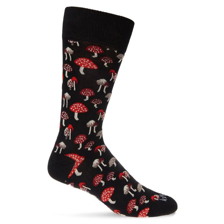 "Mushroom Fields" Crew Bamboo Socks by Me Moí