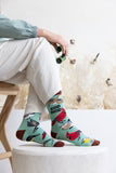 Chaussettes en coton « In a Pickle » par Uptown Sox