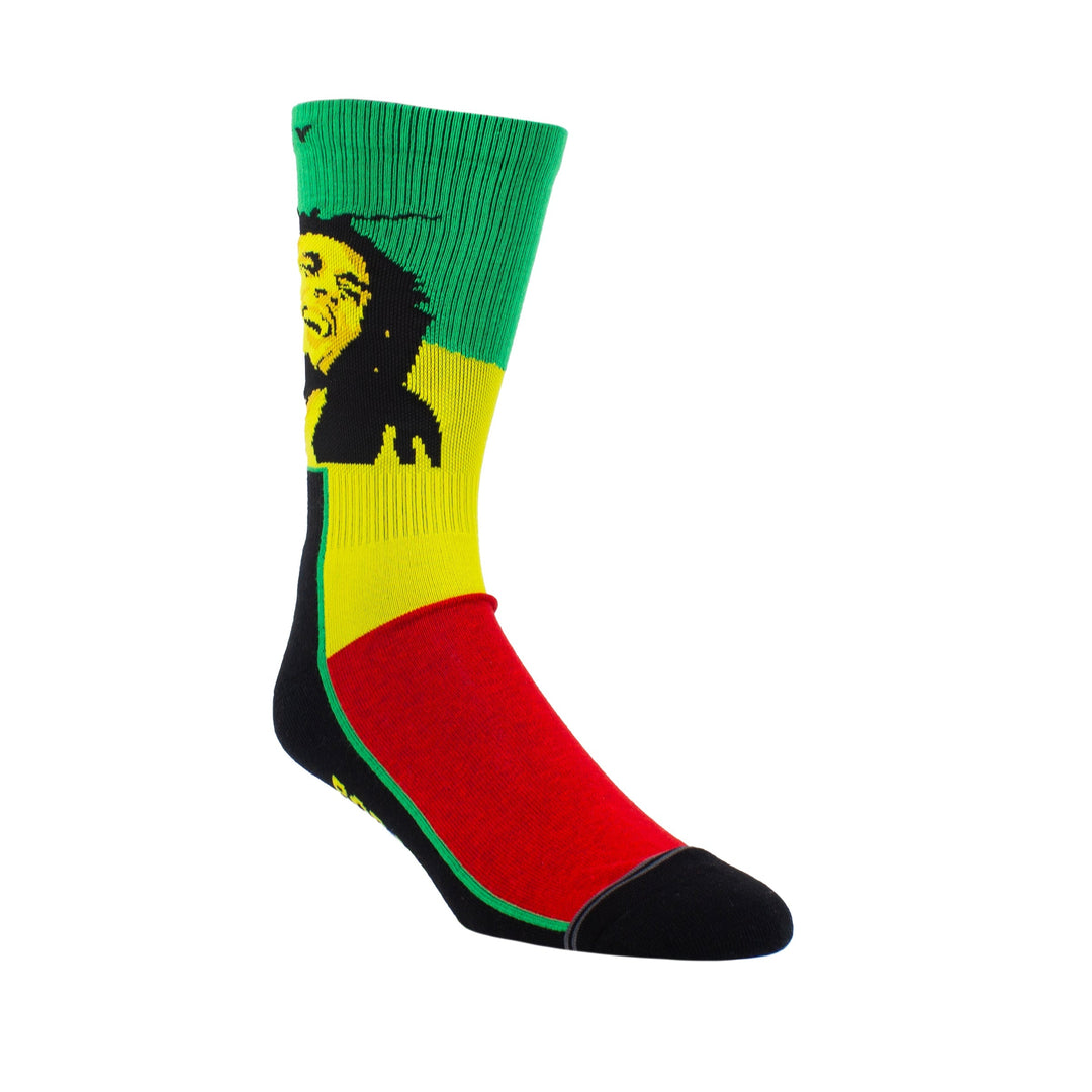 "Bob Marley Smile" Crew Socks by Perris - Large