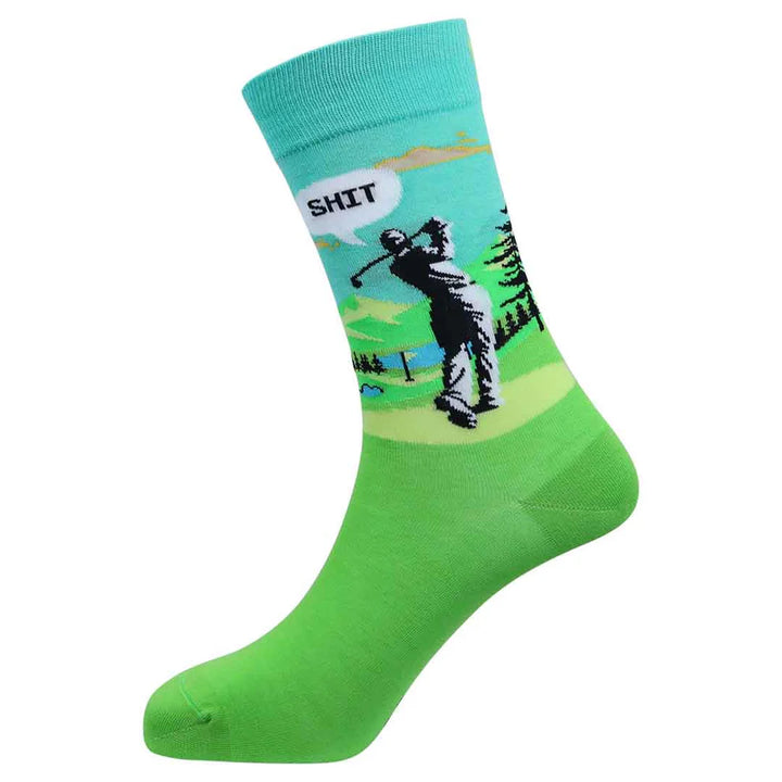 "Bogey Boys" Bamboo Crew Socks By Sexy Socks