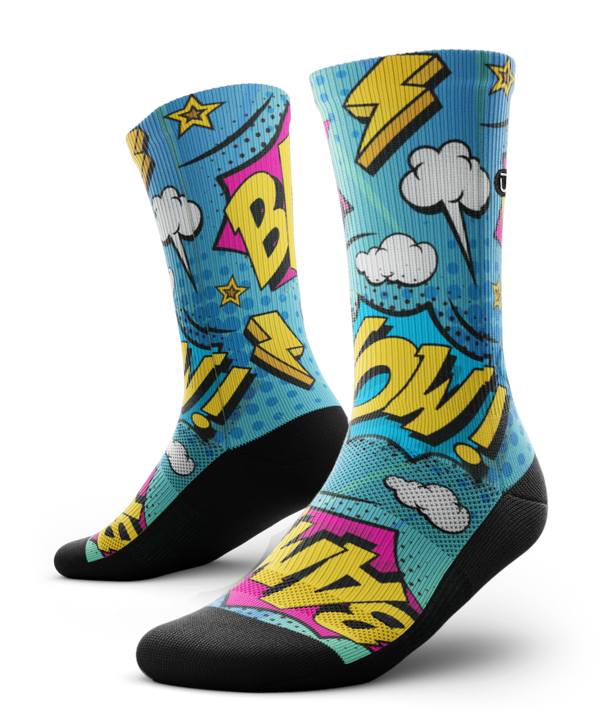 "Bam" Performance Crew Running Socks by Outway