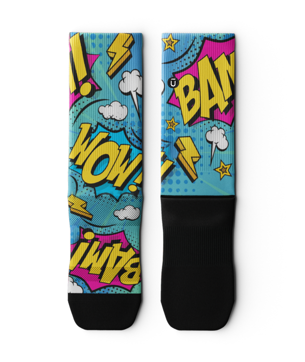 "Bam" Performance Crew Running Socks by Outway
