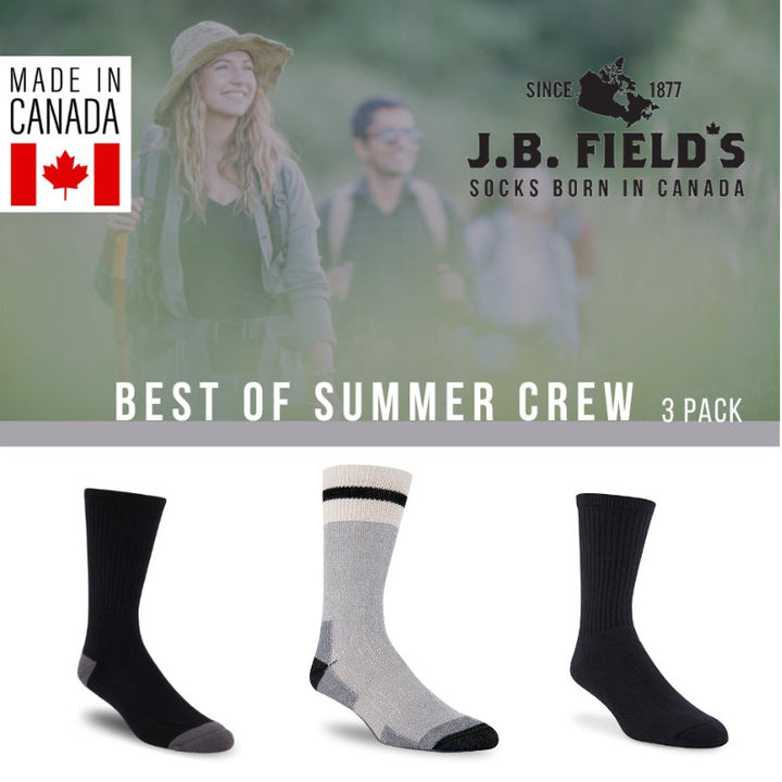 3 PAIRES - Le meilleur de l'équipe d'été de JB Field (assortiment)