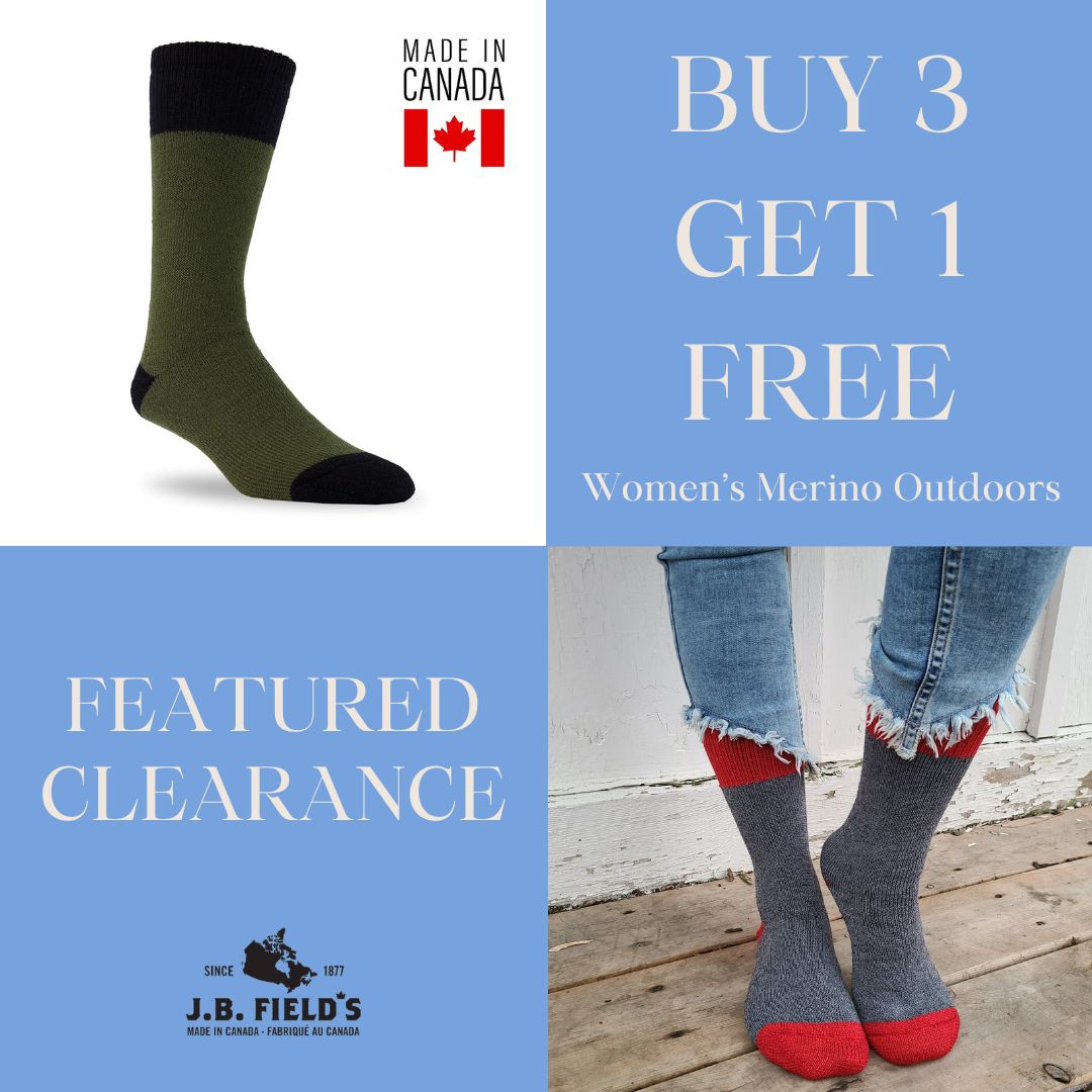 J.B. Field's Elite Ski Merino Wool Knee High Socks | Made In Canada - Great Sox - Foto 13
