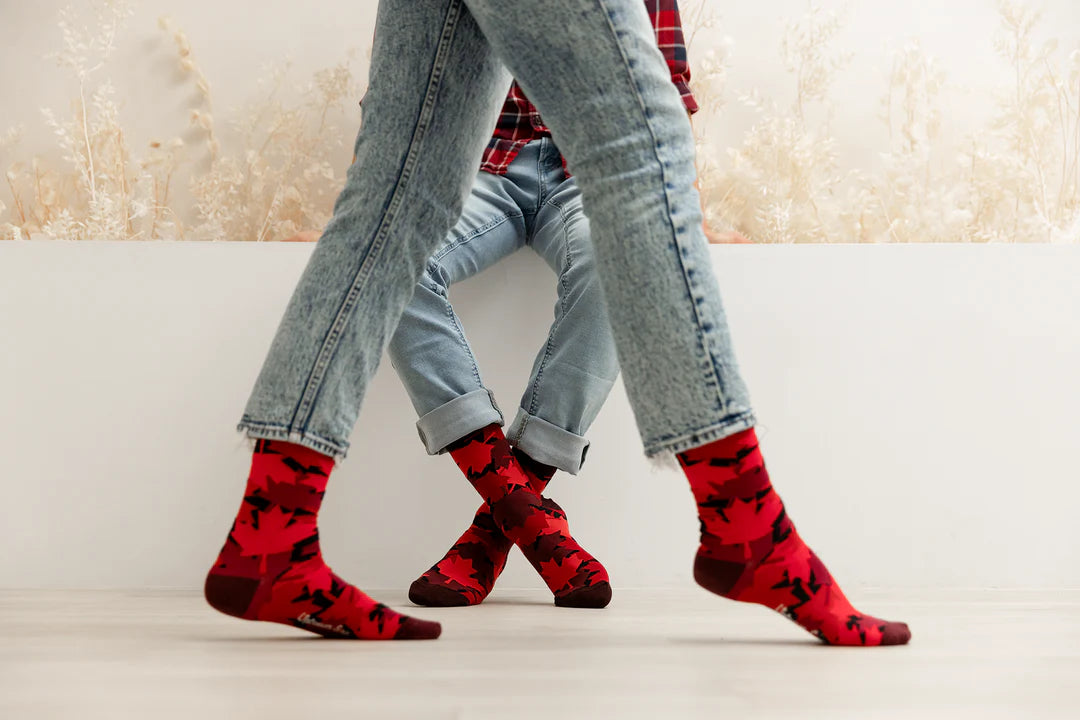 Chaussettes mi-mollet en coton « Patriot Love » par Uptown Sox - Grande