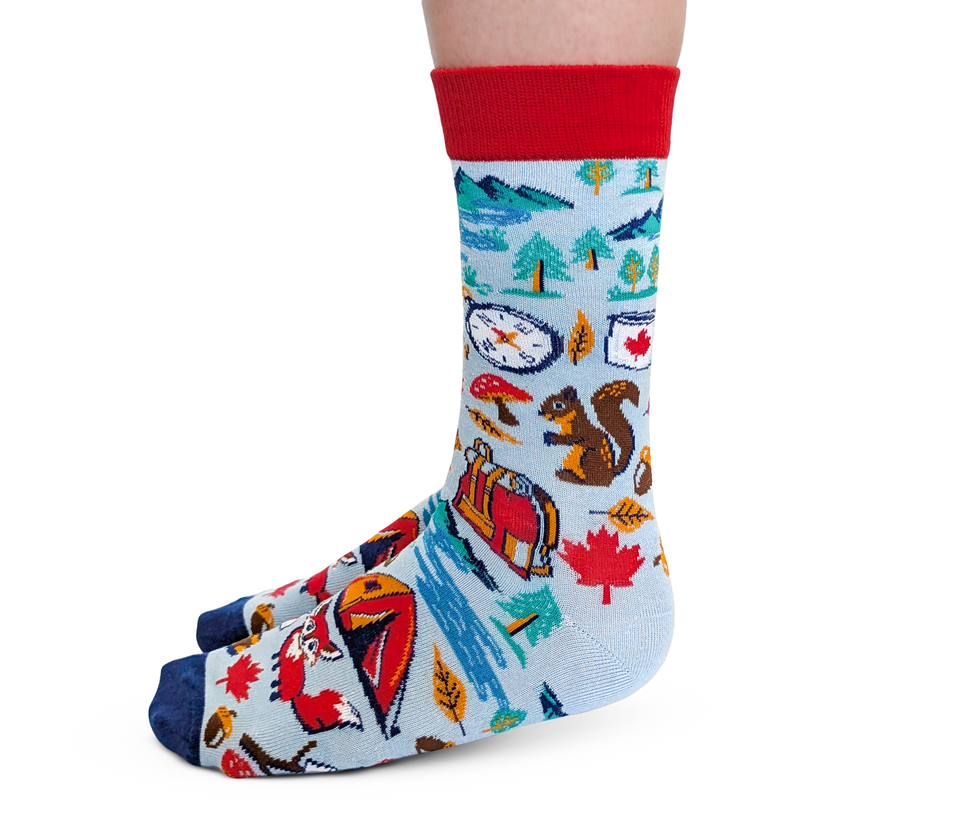 Chaussettes mi-mollet en coton « Patriot Love » par Uptown Sox - Grande