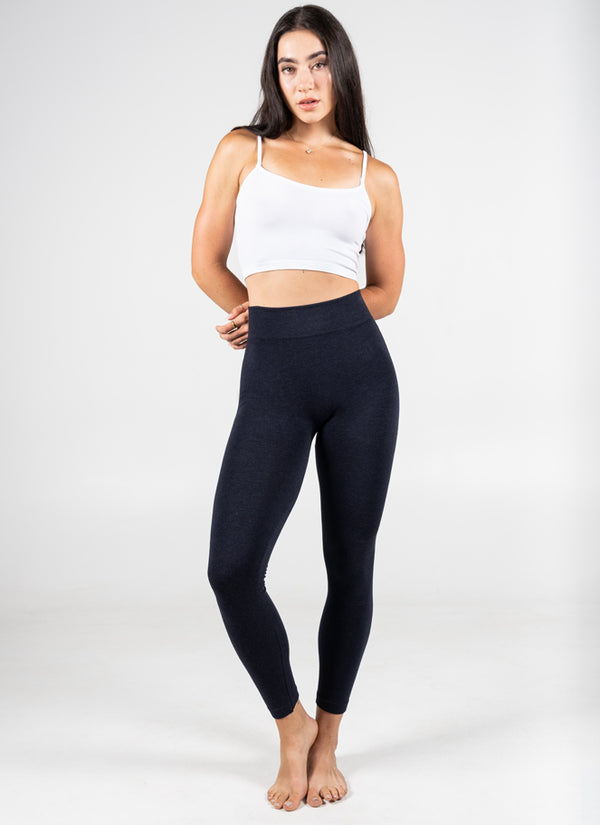 Legging thermique d'hiver doublé en sherpa viscose par C'est Moi - SOLDES