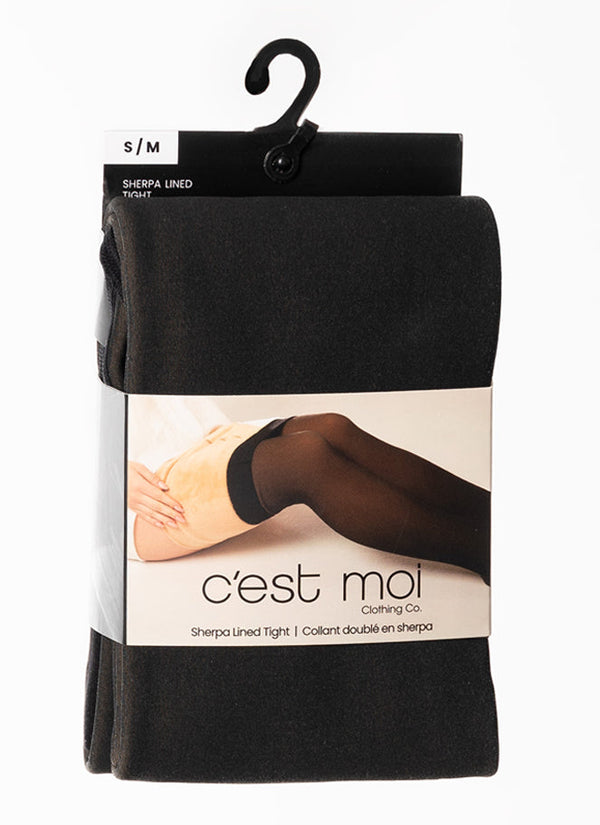 Legging thermique d'hiver doublé en sherpa viscose par C'est Moi - SOLDES