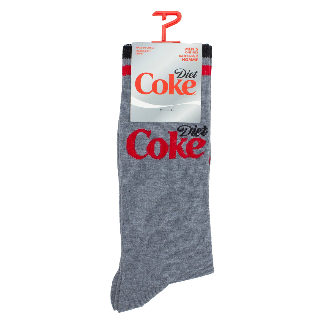 "Diet Coke Logo" Crew Socks by Perris - Large