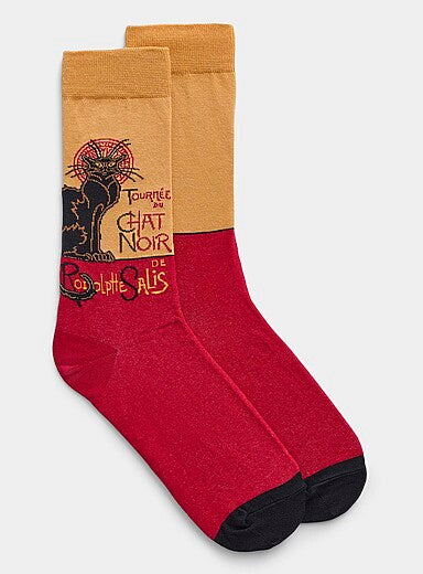 Chaussettes en coton à imprimé « Grande Vague » de Hokusai par Hot Sox 