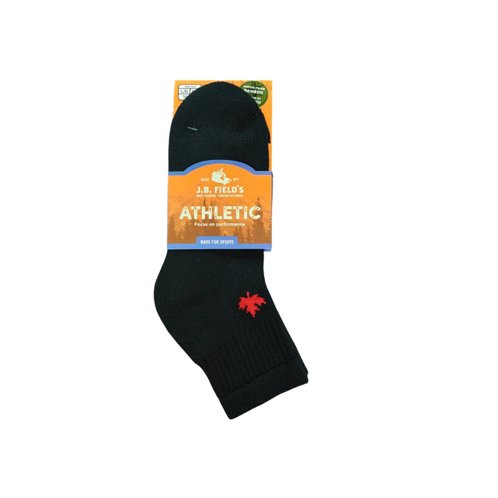 Chaussettes de sport en bambou « Feuille d'érable canadienne » de JB Field 