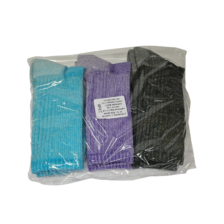 3 PAIR - J.B. Field's "Hiker GX" Merino Wool Hiking Sock (SLIGHTLY IMPERFECT) - COLOURFUL