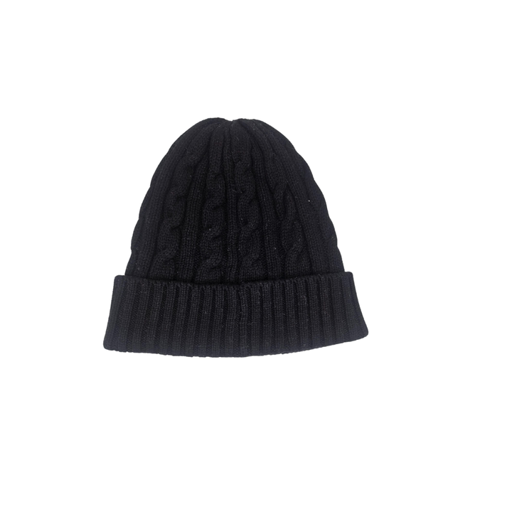 Unisex Merino Wool Blend Toque - Cable Design