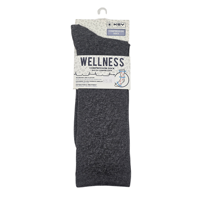 Chaussettes diabétiques en bambou « Diamond Block » de Wellness - Grande