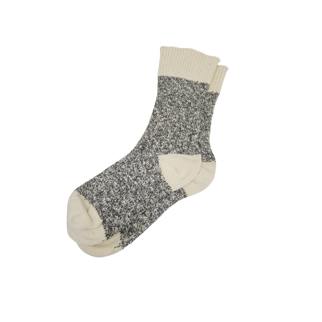 2 PAIR - J.B. Field's Women's "Salt & Pepper" Cotton Socks (CLEARANCE)