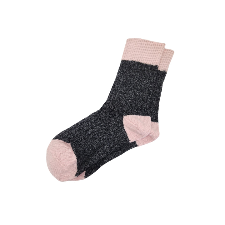 2 PAIR - J.B. Field's Women's "Oxford Grey" Cotton Socks (CLEARANCE)