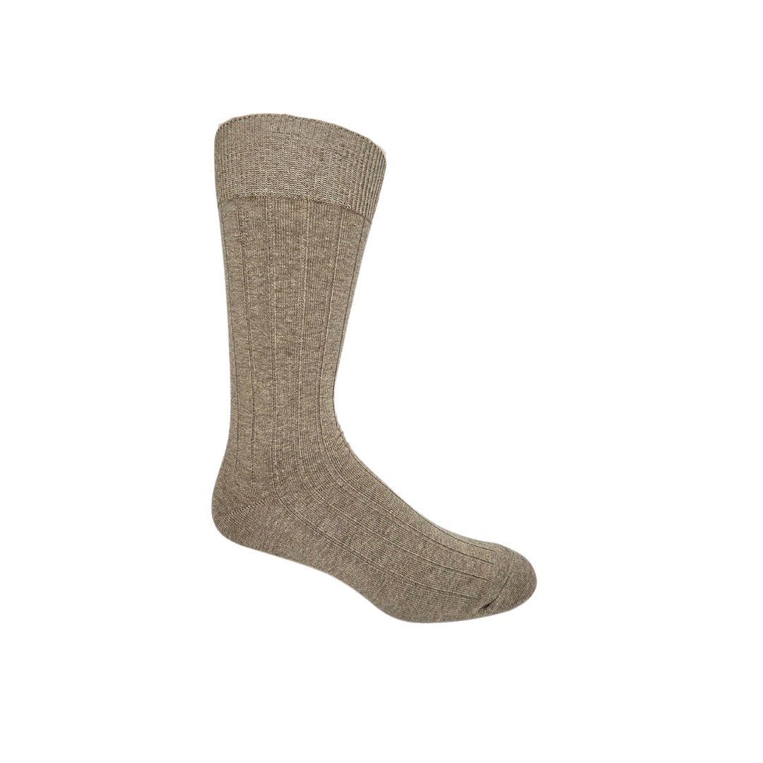 Chaussettes côtelées en coton peigné pour hommes Vagden (1 paire)