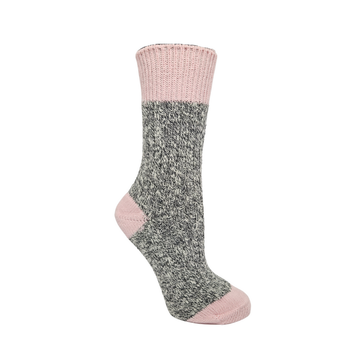 2 PAIRES - Chaussettes en coton « Sel et poivre » pour femmes de JB Field (DÉGAGEMENT)